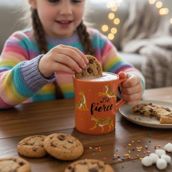 Be Fierce: The Cheetah Print Mug for Your Daily Motivation - Picture 2 of 4